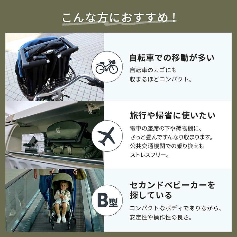 自転車のカゴにも収まるほどコンパクト 旅行や帰省にもおすすめ