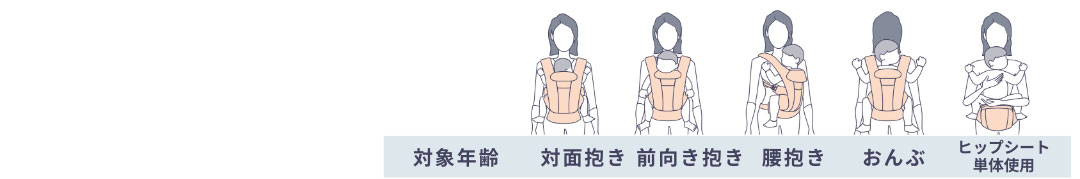 エルゴベビー 抱っこ紐 比較表