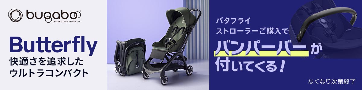 バガブーバタフライ　ストーミーブルー　レインカバー、バンパーバー、シートセット バガブーバタフライ ストーミーブルー レインカバー、バンパーバー