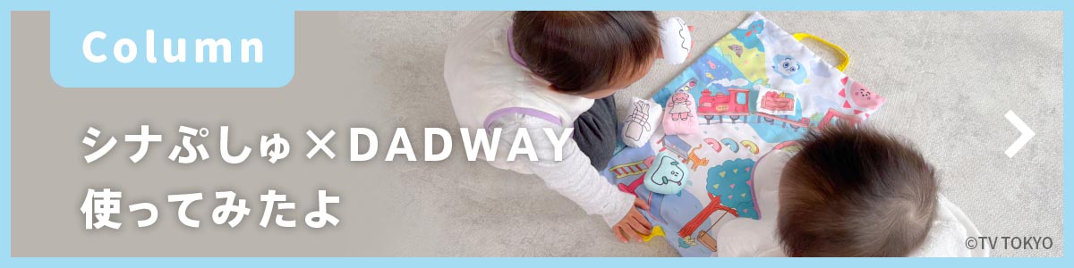 シナぷしゅ×DADWAY 使ってみたよ