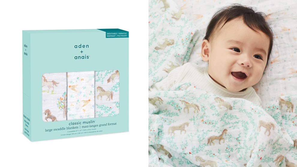 おくるみスワドル イヤーオブザホース・うま