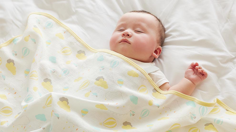 D by DADWAY ガーゼおくるみ/サニーデイ/イエロー