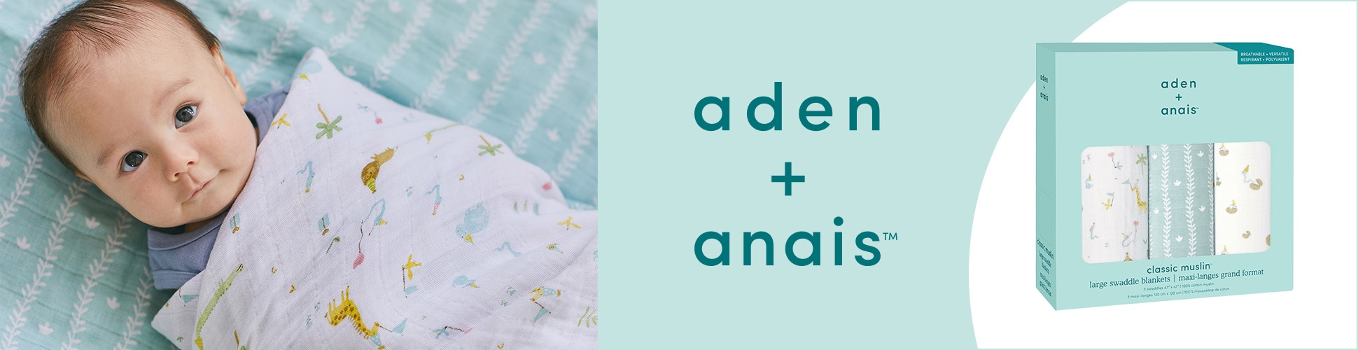 aden + anaisブランドページ