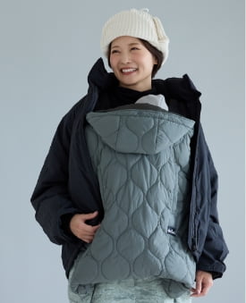 WILD THINGS キルティング防寒ケープ