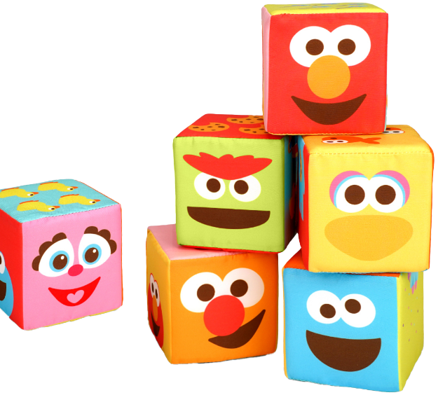 絵を揃えて遊べる 布ブロック