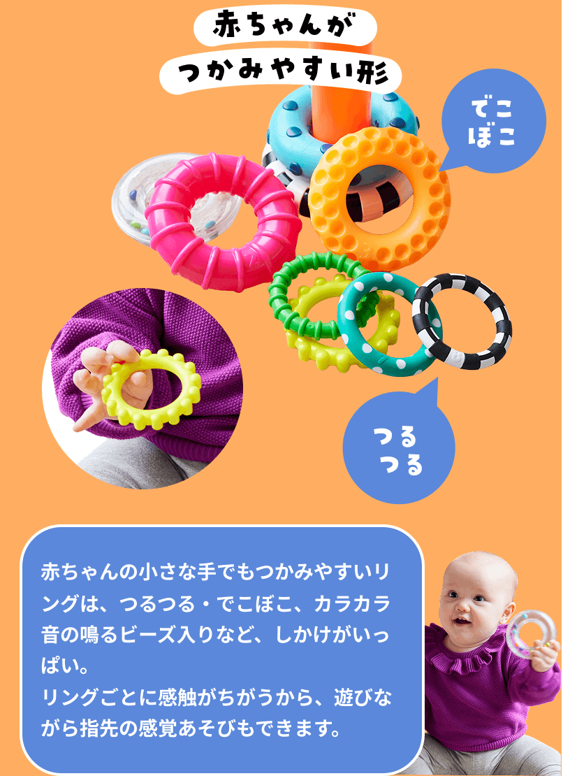 感触のちがうリング