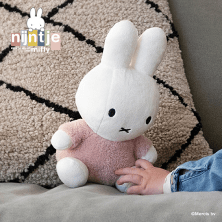 miffy miffy ミッフィーぬいぐるみ/25cm/フラッフィー/ピンク