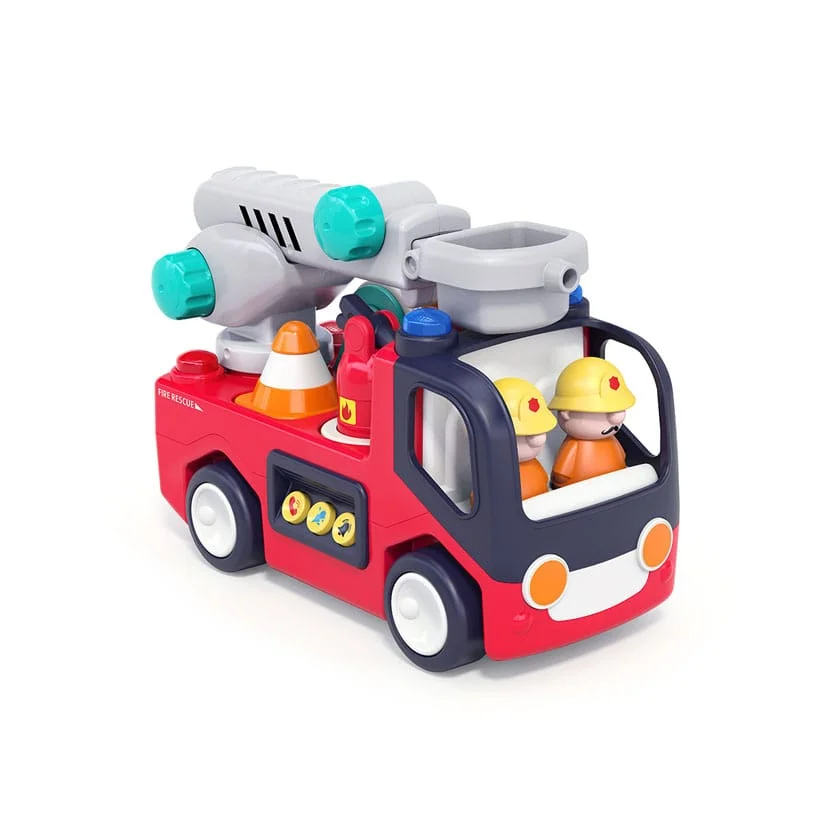 Hola Toys 音がいっぱい！自分で走るしょうぼうしゃ