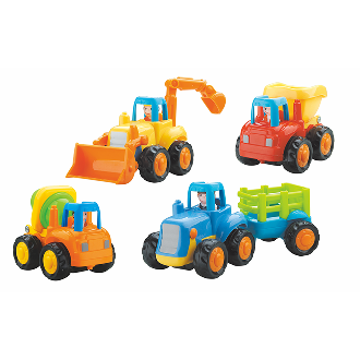 Hola Toys ビューンと走るはたらくくるま/４点セット