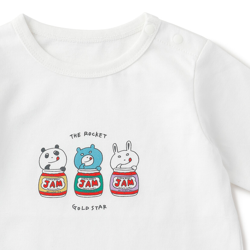 JAM七分Tシャツ/オフ