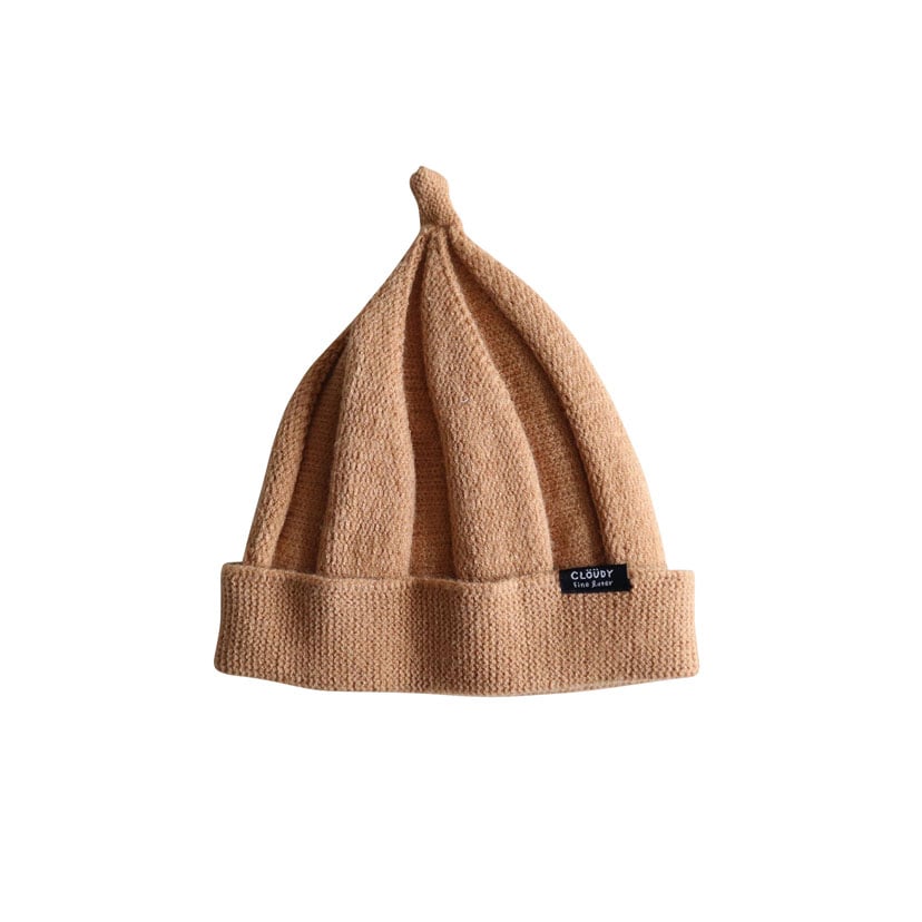 メレンゲ ニット帽/M/オレンジ