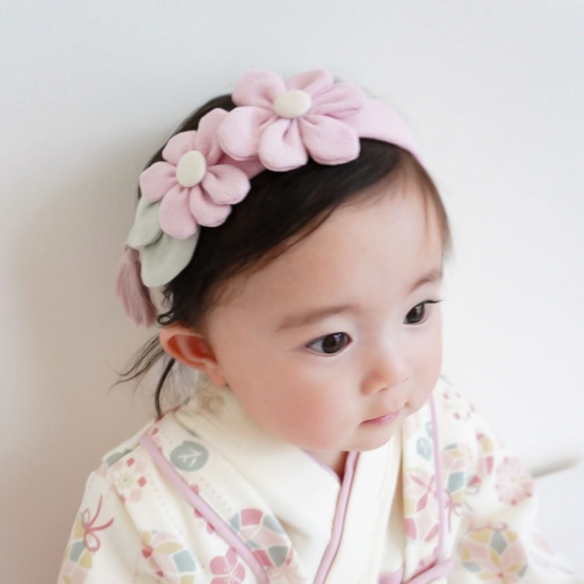 かんざし風 ヘアバンド/F/レッド レッド