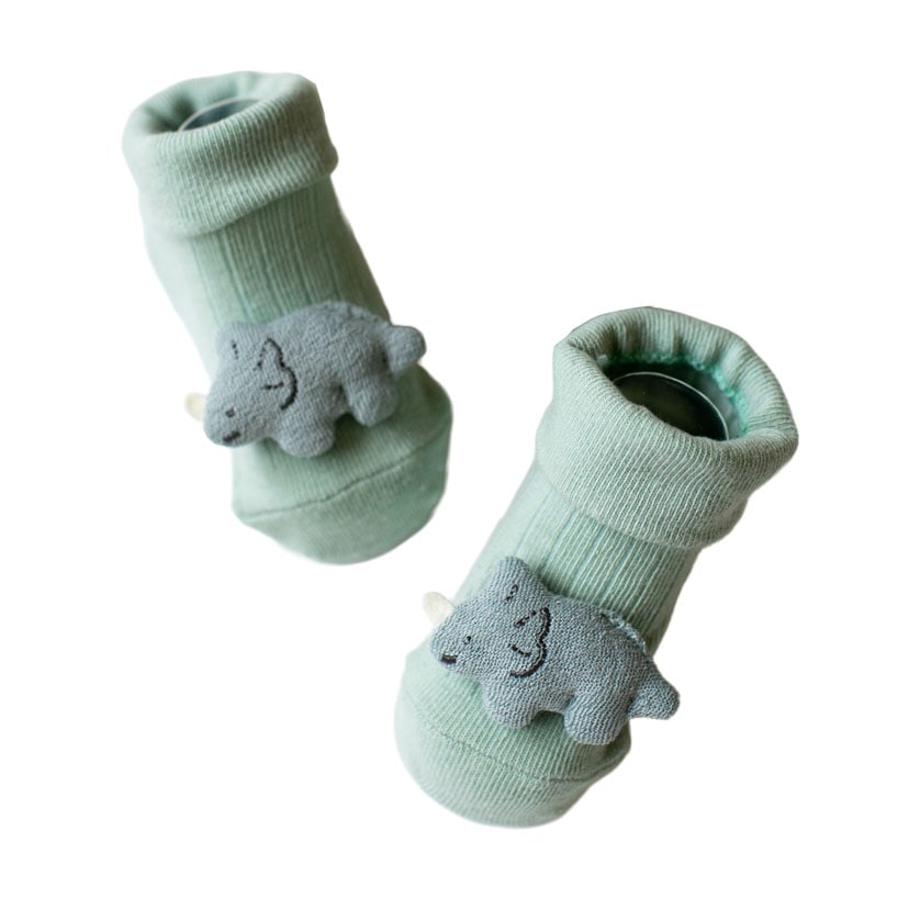恐竜ベビーソックス/F（9-12cm）/ミント ミント