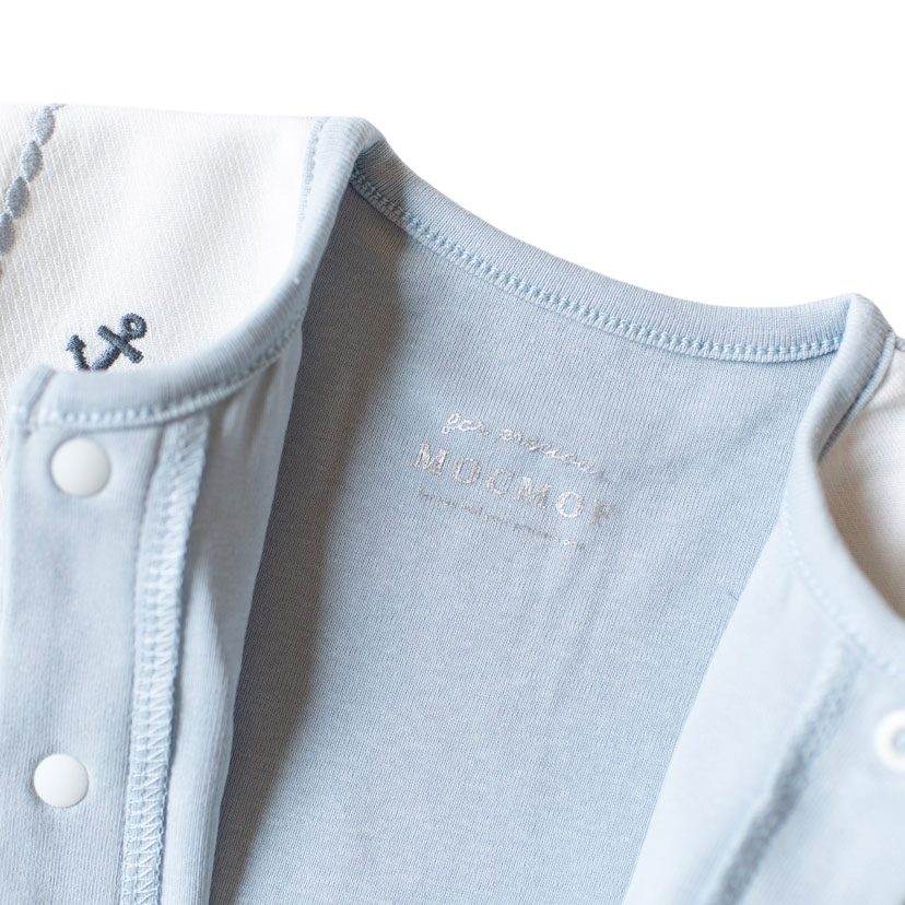 水族館セーラーロンパース/70/ライトグレー ライトグレー 70