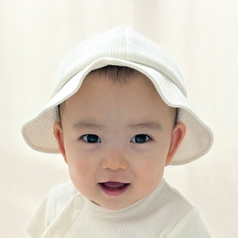 新生児ベビーハット/S(46-48cm)/アヒル アヒル S