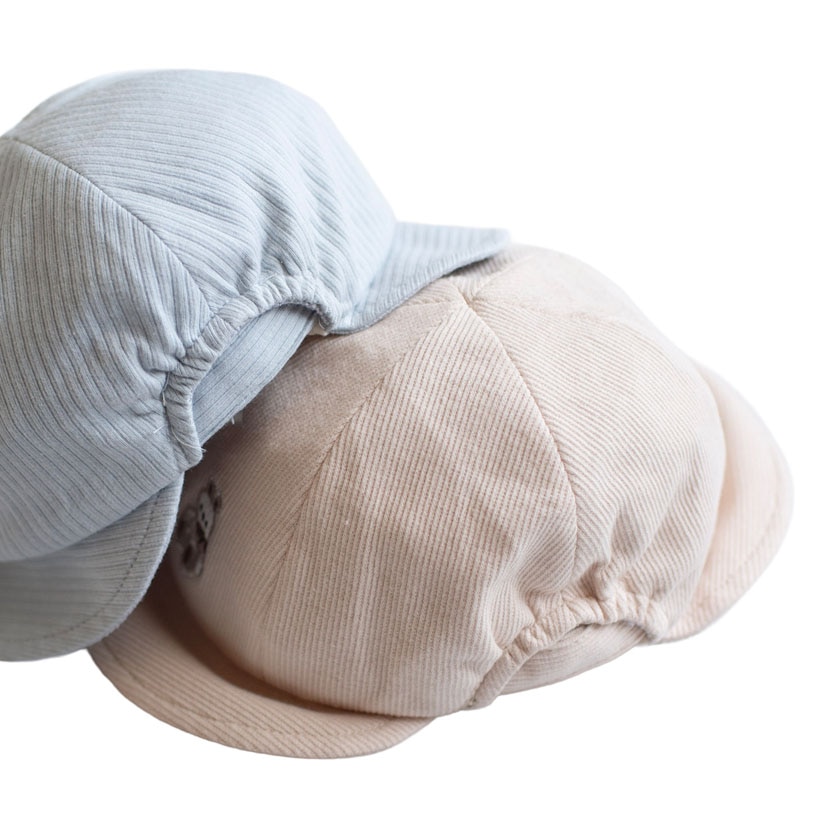 新生児ベビーハット/XS(44-46cm)/サックス サックス XS