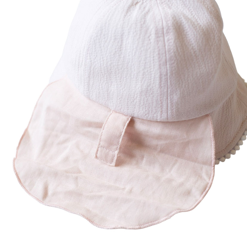 日除けリボンハット/48cm/ピンク ピンク 48cm