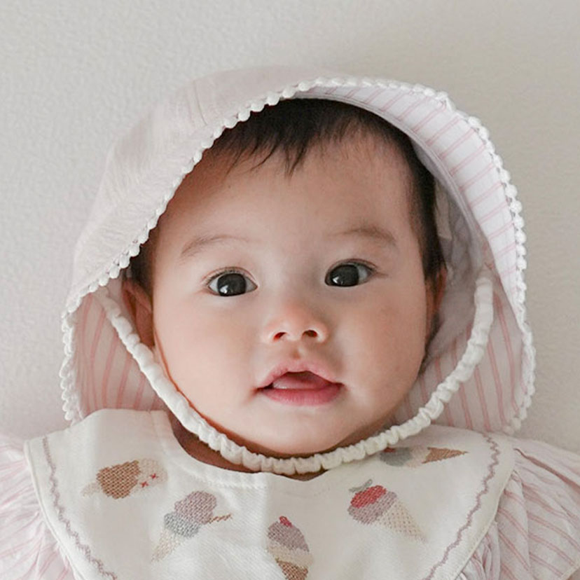 日除けリボンハット/48cm/ピンク ピンク 48cm