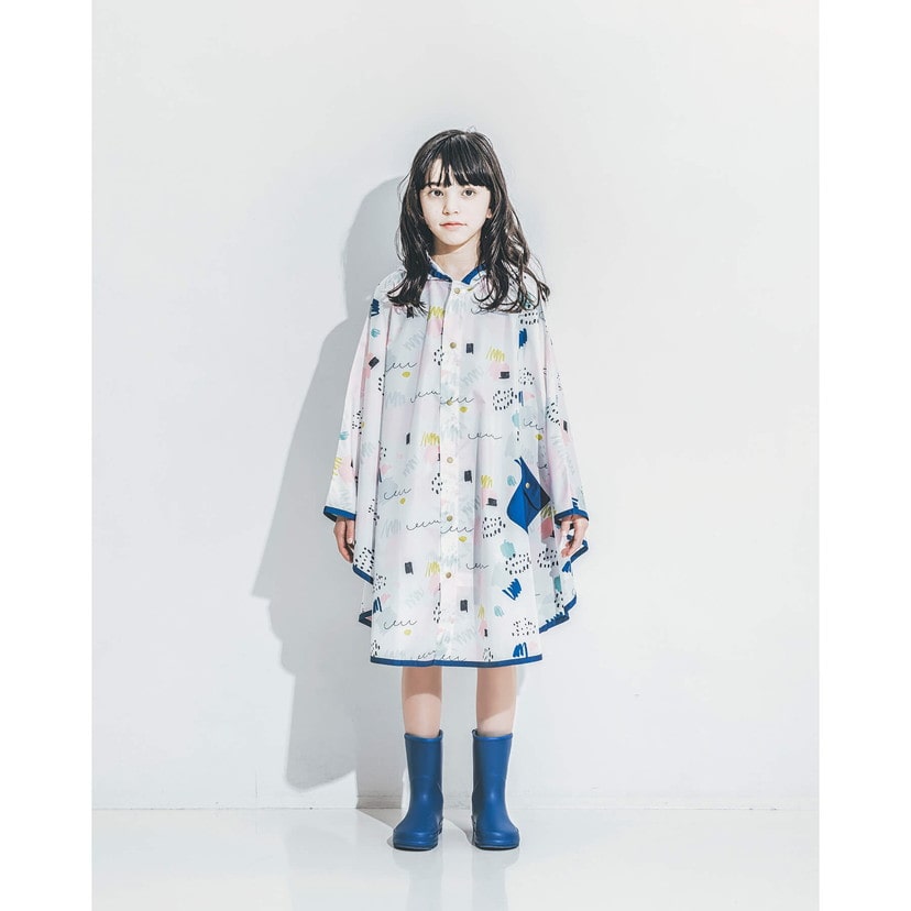 【SALE】レインポンチョ/レモン&ライム 【SALE】レモン&ライム 140-150
