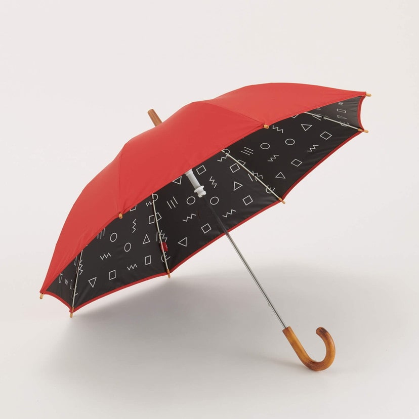 晴雨兼用日傘 Pu Paraburella Kids 50cm マル サンカク シカクred 日用品 ベビーキッズ雑貨 Dadway ダッドウェイ オンラインショップ