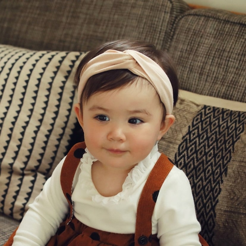 ベビーヘアバンド F ピンクベージュ ピンクベージュ ベビー服 子供服 アパレル小物 Dadway ダッドウェイオンラインショップ