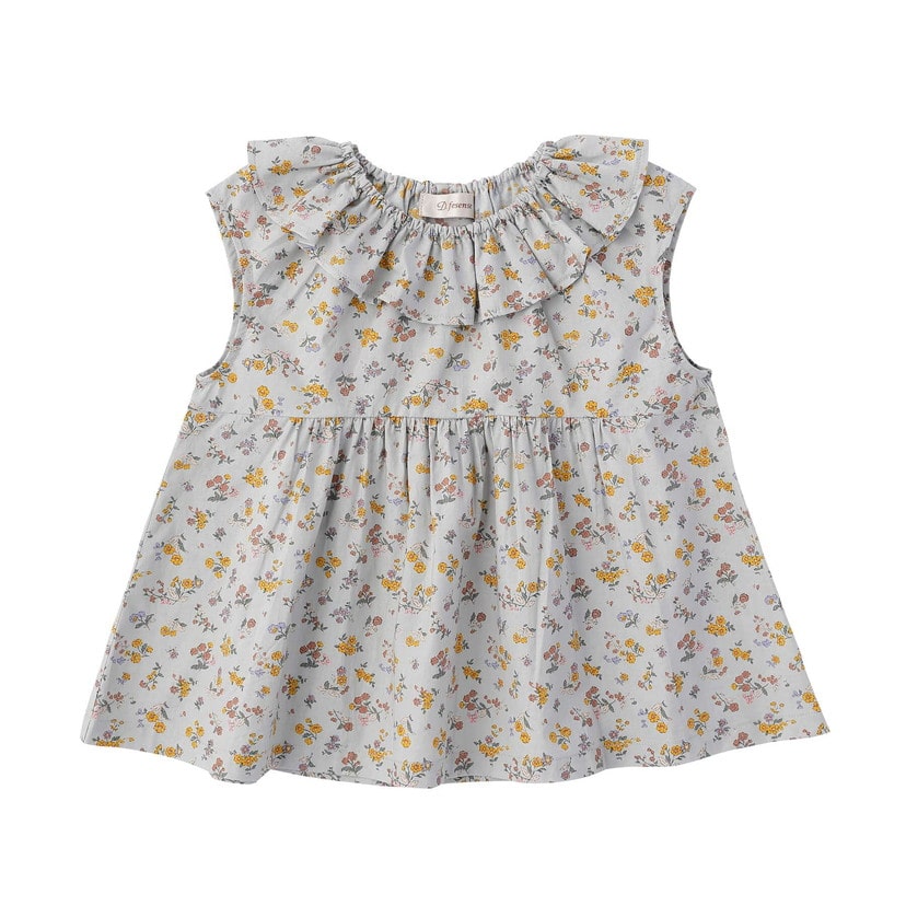 衿フリル花柄プルオーバー ブルーグレー 80cm ブルーグレー ベビー服 子供服 アパレル小物 Dadway ダッドウェイオンラインショップ 衿フリル花柄プルオーバー ブルーグレー 80cm ブルーグレー ベビー服 子供服 アパレル小物 Dadway ダッドウェイオンラインショップ