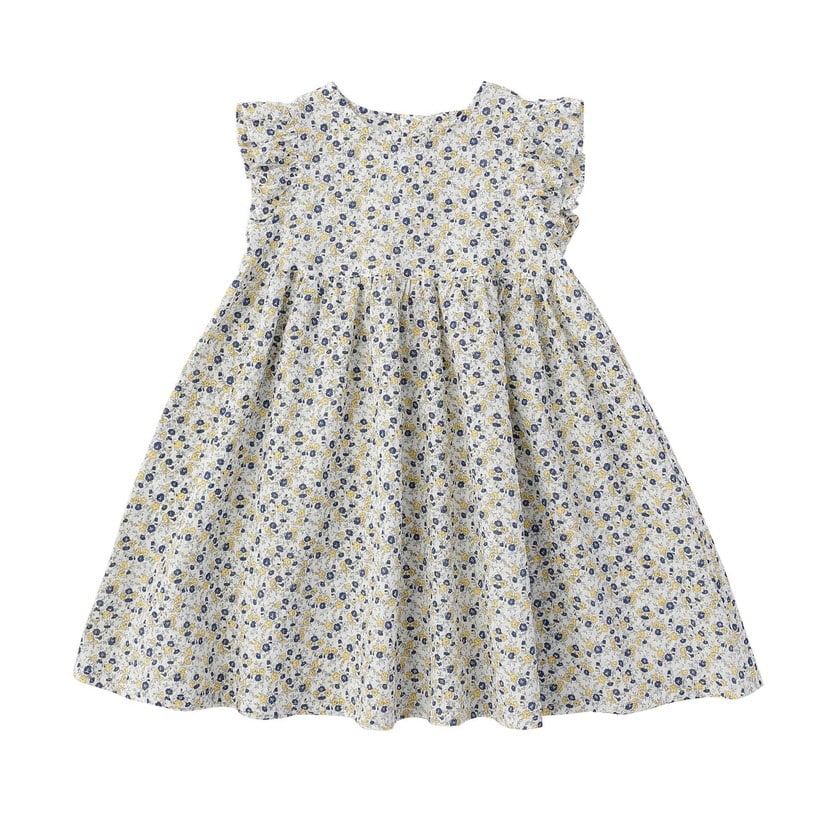 花柄フレンチスリーブワンピ イエロー 80cm イエロー ベビー服 子供服 アパレル小物 Dadway ダッドウェイオンラインショップ