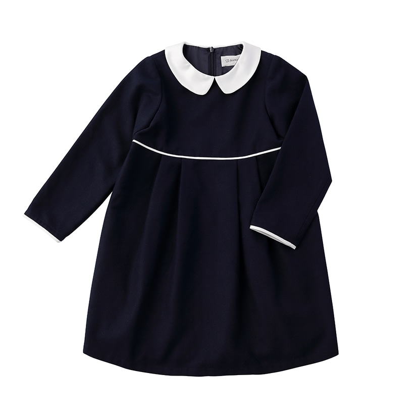 フォーマルワンピース ネイビー 90cm ネイビー ベビー服 子供服 アパレル小物 Dadway ダッドウェイオンラインストア