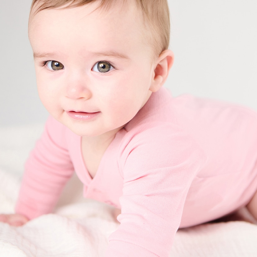 ニットロンパース 2枚セット/40-60cm/ピンク ピンク 40-60cm