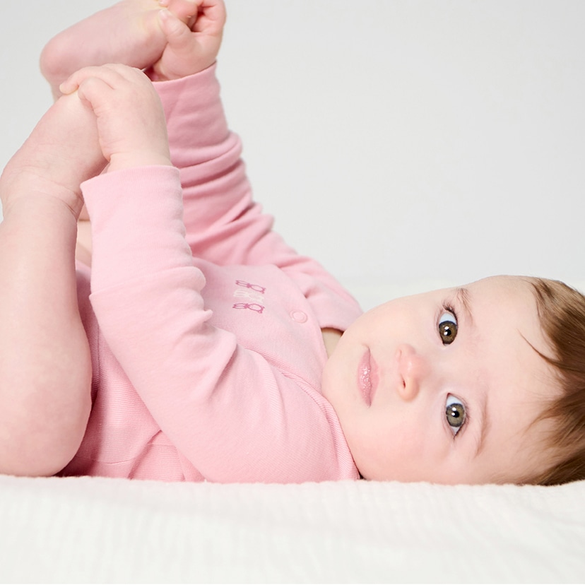 ニットロンパース 2枚セット/70-75cm/ピンク ピンク 70-75cm