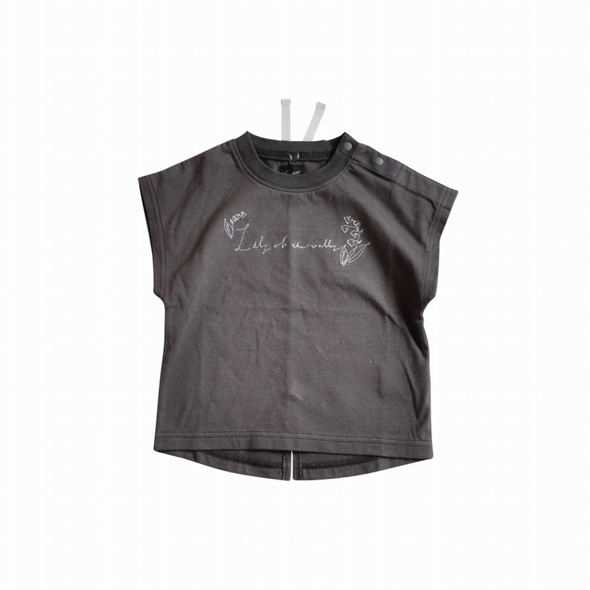 Sale スズランロゴ刺繍 Tシャツ チャコールグレー 80cm チャコールグレー ベビー服 子供服 アパレル小物 Dadway ダッドウェイオンラインストア
