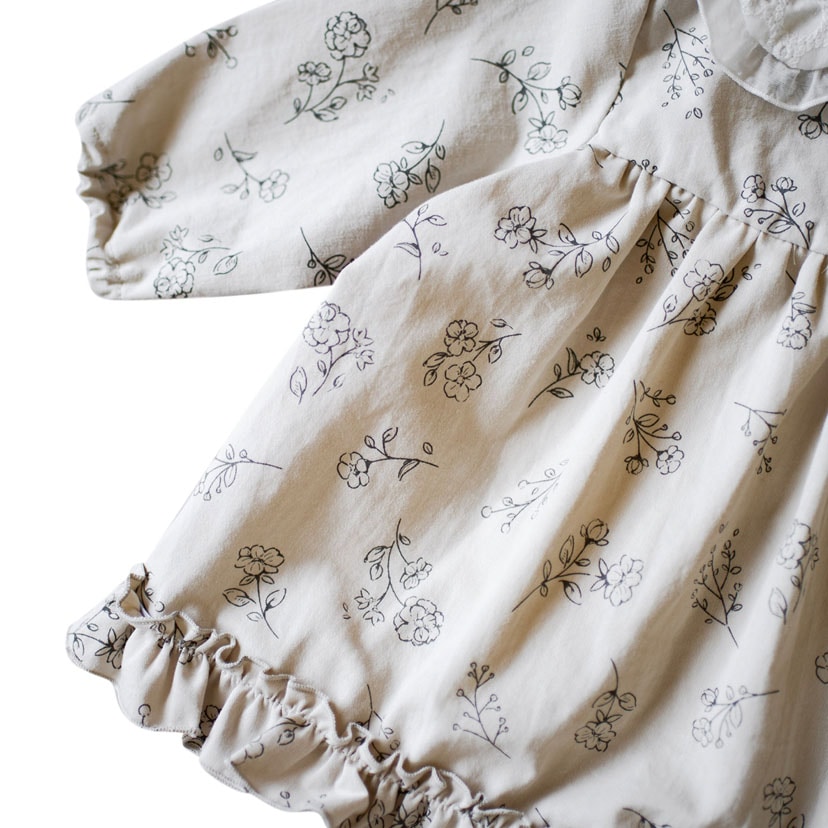 【SALE】おめかし 花柄ロンパース/70/ピンク 【SALE】ピンク 70