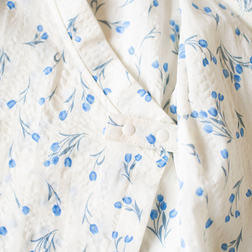 【SALE】帯付き　浴衣ロンパース　(花柄)/70/アイボリー 【SALE】アイボリー 70