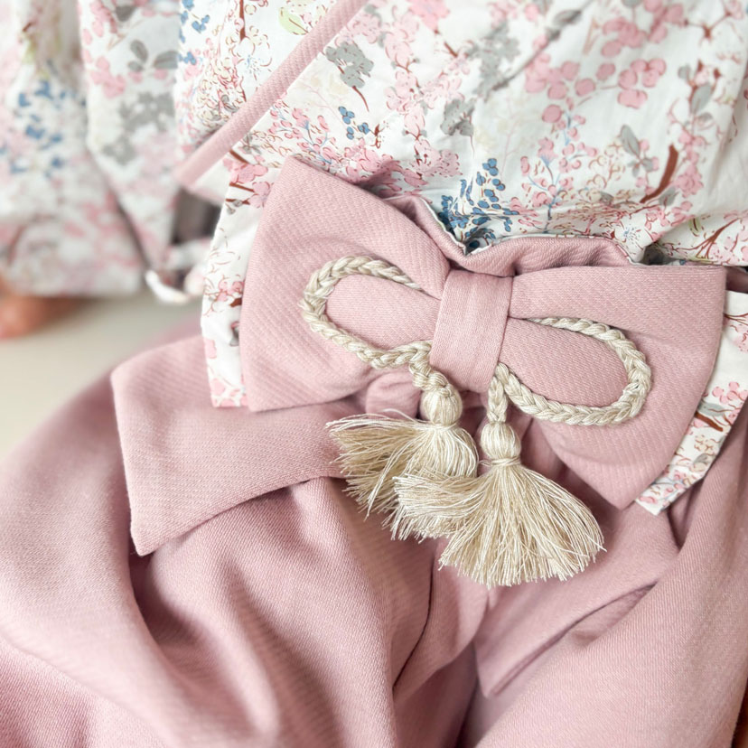 崩れにくい セパレート 袴セット/M（80-90）/ブルー ブルー M