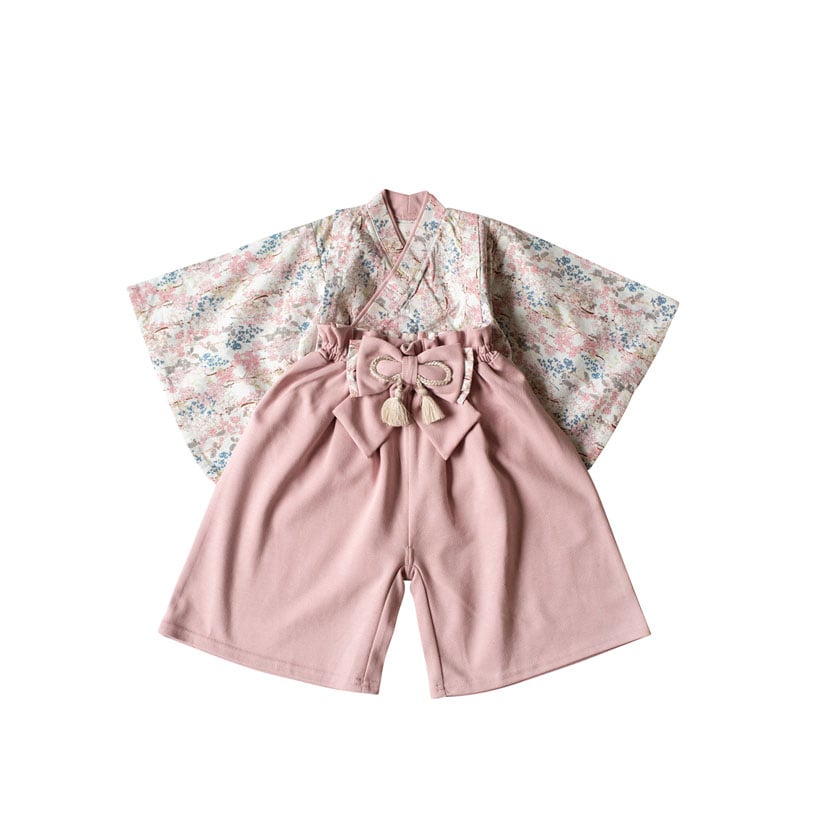 崩れにくい セパレート 袴セット/M（80-90）/ピンク ピンク M