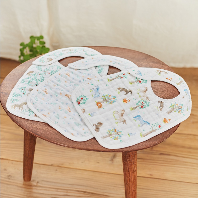 【12月1日発売】スナップビブ/イヤーオブザホース・うま/3枚 イヤーオブザホース・うま