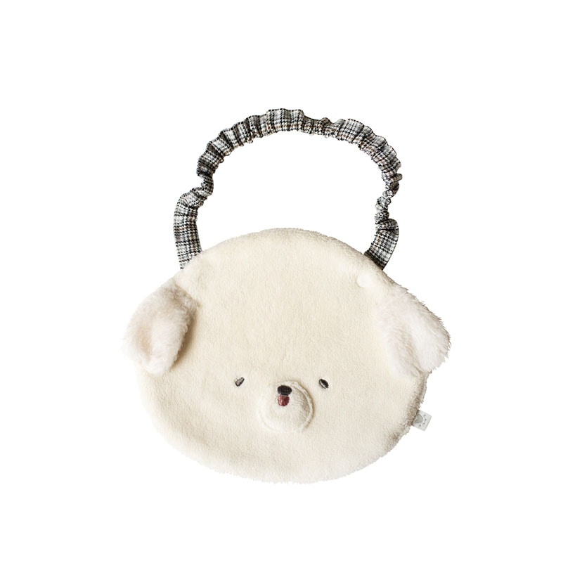 わんこ スタイ/F/ホワイトビション(ホワイトビション): ベビー服