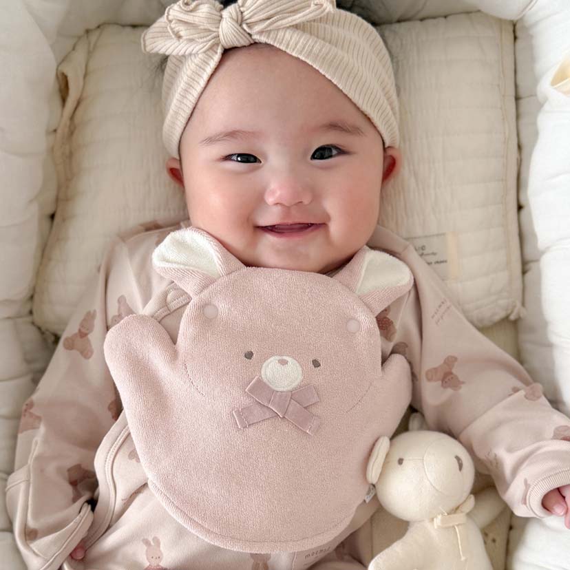 手あそびパペットスタイ/ピンク ピンク