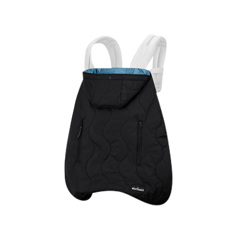 WILD THINGS (ワイルドシングス) キルティング防寒ケープ25/ブラック