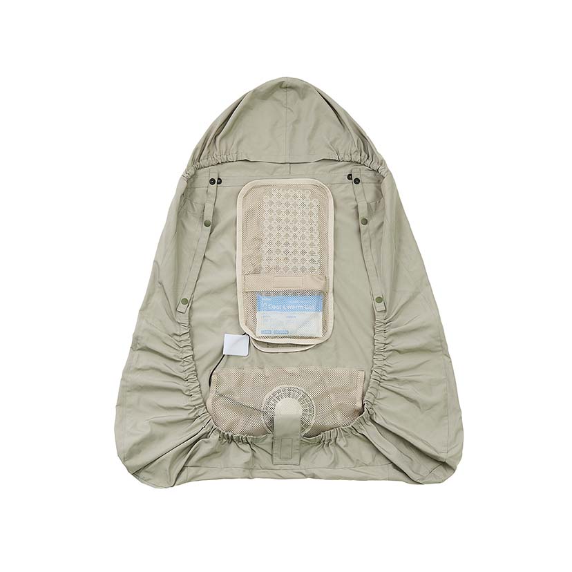 【セット商品】OMNI Deluxe Mesh/ミッドナイトブルー×空調ベビーケープ(R)/ライトモス ミッドナイトブルー