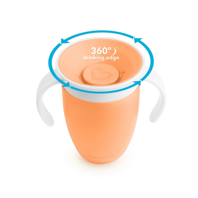 ハンドル付きミラクルカップ/オレンジ オレンジ