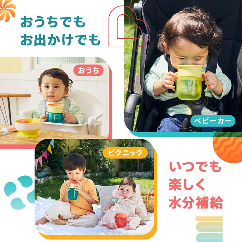ハンドル付きミラクルカップ/キャップなし/ダークブルー キャップなし/ダークブルー