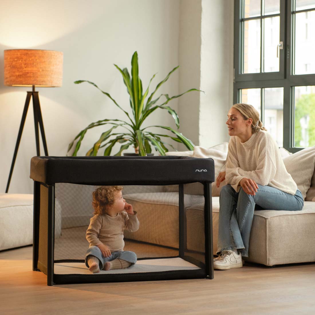 nuna ベビーベッド パール/シーダー シーダー