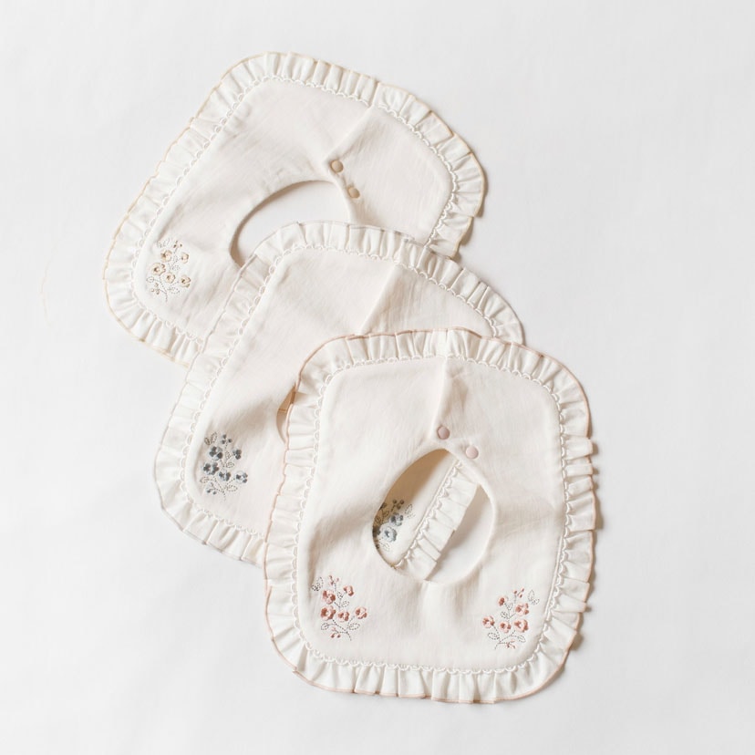 おめかしギフトセット（花刺しゅう）/F（70-80）/アイボリー アイボリー