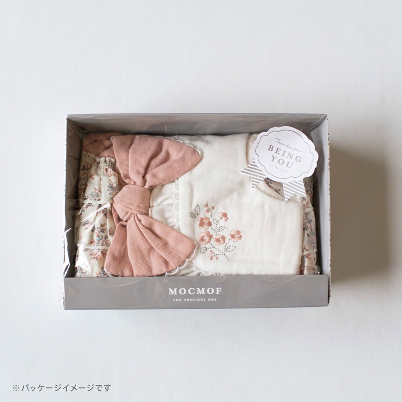 おめかしギフトセット（花刺しゅう）/F（70-80）/アイボリー アイボリー