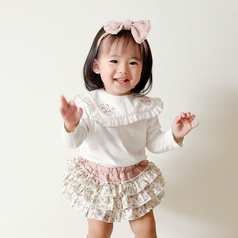 おめかしギフトセット（花刺しゅう）/F（70-80）/アイボリー アイボリー