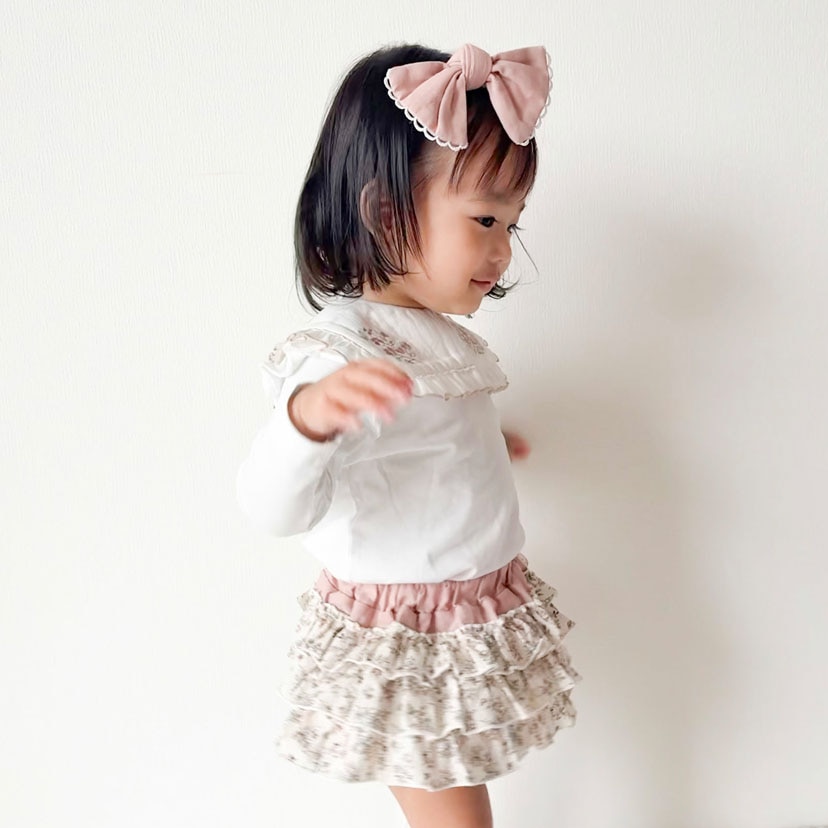 おめかしギフトセット（花刺しゅう）/F（70-80）/アイボリー アイボリー