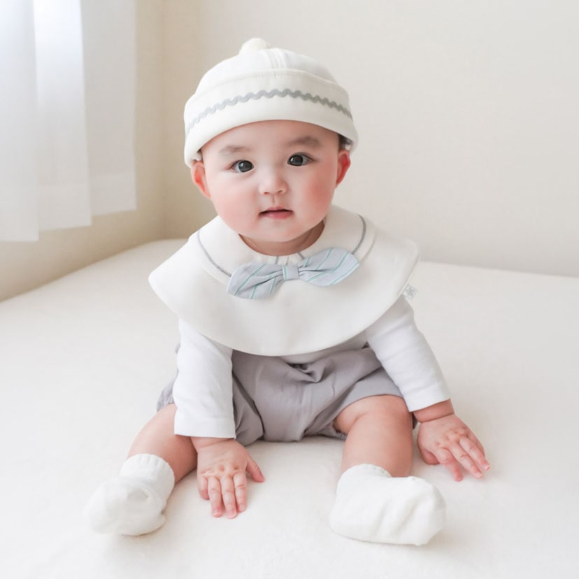 おめかしギフトセット(フォーマル)/F(70-80cm)/ライトグレー ライトグレー