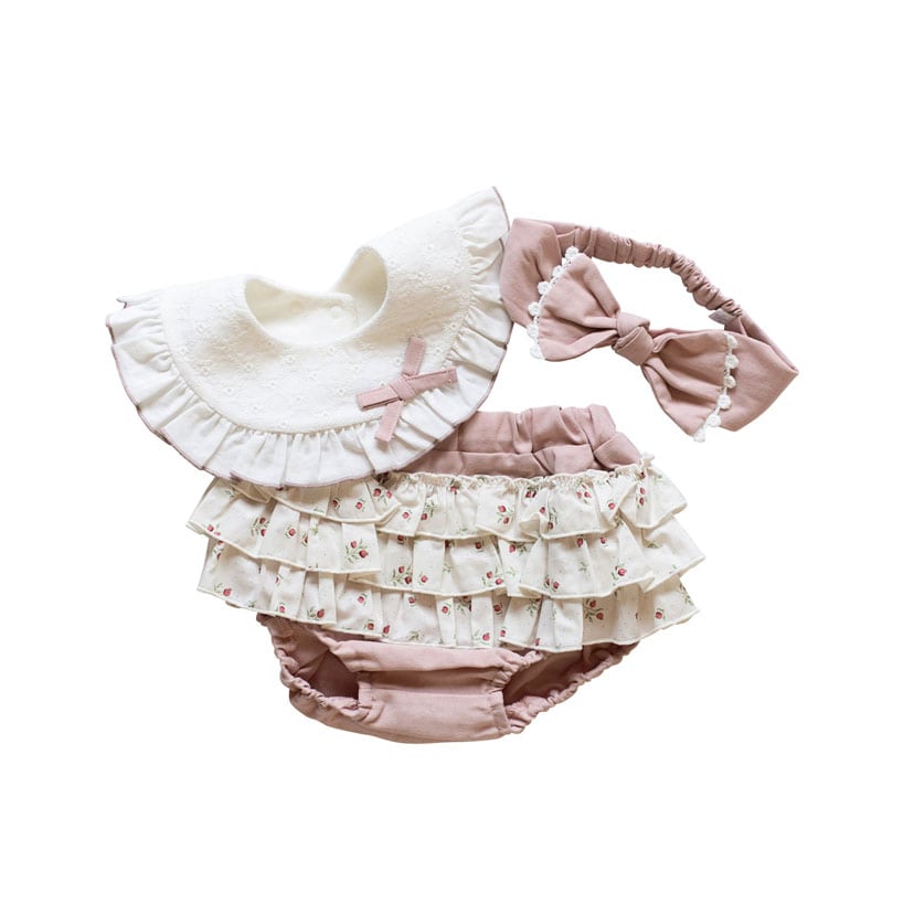 おめかしギフトセット(フリル)/F(70-80cm)/ピンク ピンク