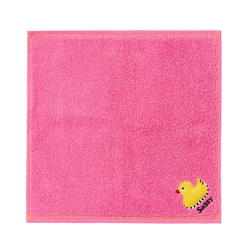 サッシー・ミニタオル/ピンク(ピンク): ベビー服・子供服・アパレル小物[DADWAY ダッドウェイオンラインストア]